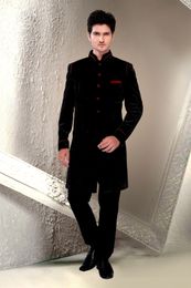 Lavish Black Color Indo Western Sherwani