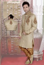 Gleaming Brown Indo Western Sherwani