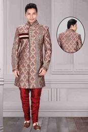 Violet Color Sizzling Indo Western Sherwani