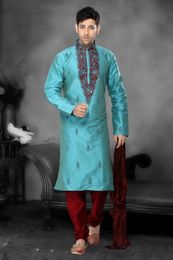 Green Color Sophisticated Kurta Payjama