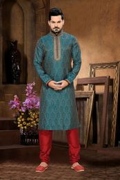 Blue Color alluring Kurta Payjama