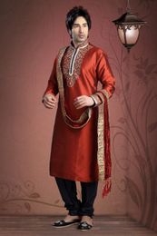 Red Color Traditional Kurta Payjama