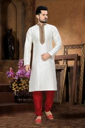 White Elegant  Kurta Payjama