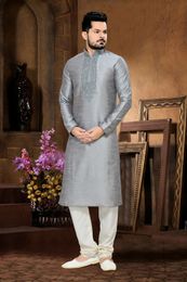 Modern Grey Ethnic Kurta Payjama