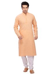 Classy Orange Color Kurta Payjama