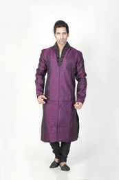 Black  & Violet Color Kurta Payjama