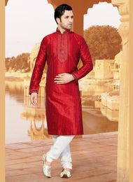 Kalamkari Red Color Designer Kurta Payjama