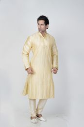 Cream Color Splendid Kurta Payjama