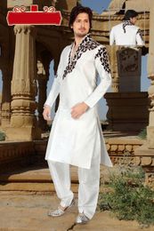 Dazzing White Ethnic Collection Kurta Payjama