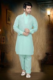 Green Color Impressive Kurta Payjama