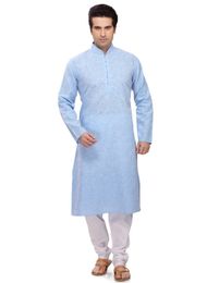 Blue Color Impressive Kurta Payjama
