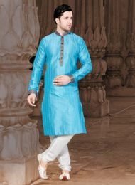 Astonishing Blue Color Kurta Payjama