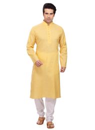 Yellow Color Readymade Kurta Payjama