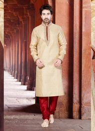 Beige Classy Kurta Payjama