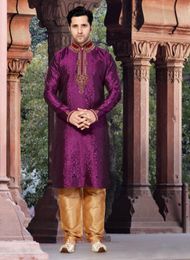Purple Color Vibrant look  Kurta Payjama