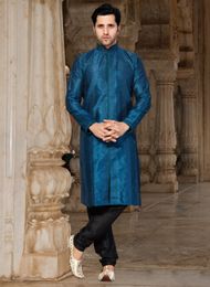 Grandeur Blue Royal Kurta Payjama