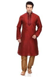 Sun Shine Red Kurta Payjama
