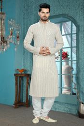 White Color Princewear Kurta Payjama