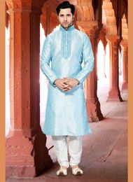 Blue Wedding Kurta Payjama