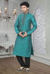 Blue Color Rich Look Navratri Kurta Payjama