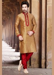 Alluring Brown Kurta Payjama