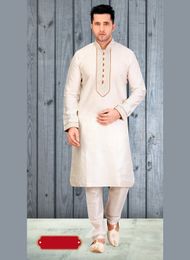 Classy White Wedding Kurta Payjama