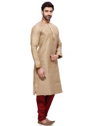 Rich Look Brown Color Kurta Payjama