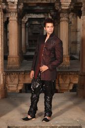 Dashing Maroon Indowestern Sherwani BL1013