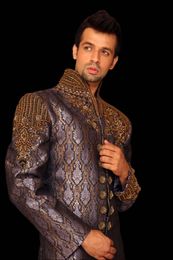 Flamboyant Purple Indowestern Sherwani BL1005