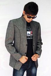 Astonishing Modern Grey Linen Blazer BL5015