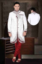 Royal King Look White Color Royal Sherwani