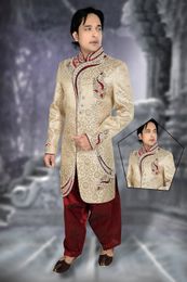 Mens Smashing Brown Color Royal Sherwani