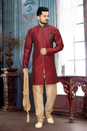 Royal And Rich Look Mensviolet Royal Sherwani