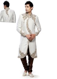 Formidable White Color Royal Sherwani For Men