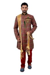 Multi Brocadesilk Online Indowestern Sherwani