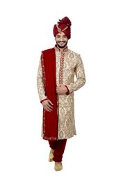 Zari Brocade Silk Sherwani