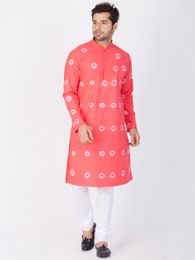 Online Ethnic Look Pink Kurta Payjama