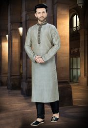 Light Grey Online Kurta Perfect For Festive