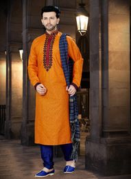 Online Glamorous Look Printed Kurta For Men