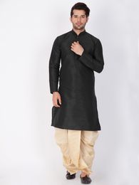 Online Rich Look Wedding Collection Black Kurta