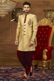 Extravagant Golden Indo Western Sherwani