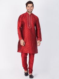 Dashing Maroon Kurta Pajama 