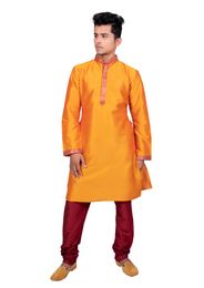 Haldi Ceremony Silk Kurta Set