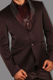 Marvelous 3 Piece Wine Tuxedo BL3041