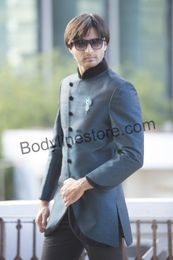 Blue Indo Western Sherwani BL1081