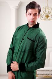 Green Indo Western Sherwani BL1059