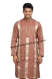 Salmon Kurta Pajama RK4062