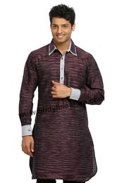 Cotton Linen Pathani Kurta RK4097