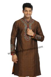 Coffee Kurta Pajama RK4058