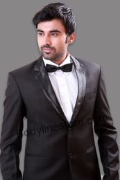 Notch Lapel Black Wedding Tuxedo BL3025